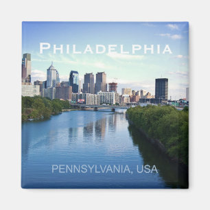 Philadelphia Pennsylvania Photo Souvenir Magnet