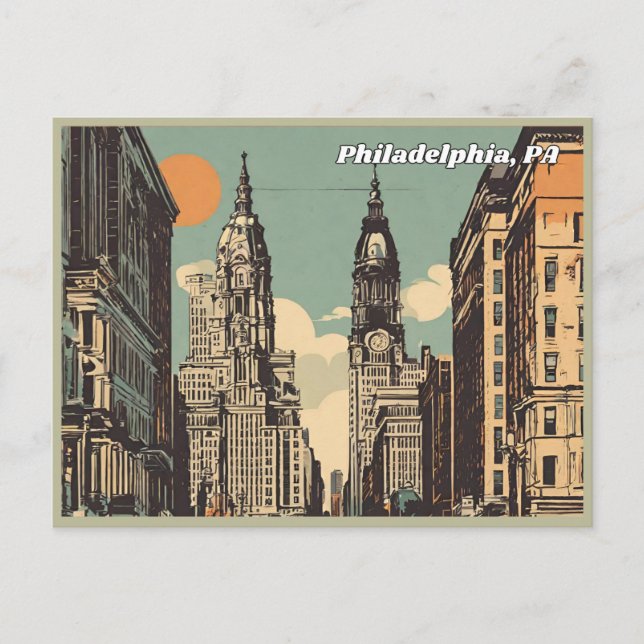 Philadelphia, Pennsylvania Postcard (Front)