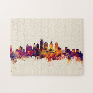 Philadelphia Pennsylvania Skyline Jigsaw Puzzle