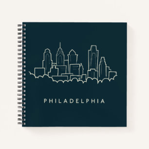 Philadelphia Pennsylvania Skyline Notebook