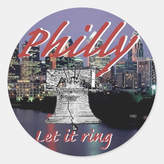 Philadelphia Pennsylvania Sticker (Front)