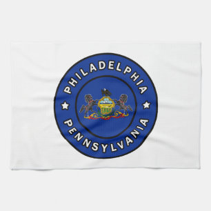 Philadelphia Pennsylvania Tea Towel