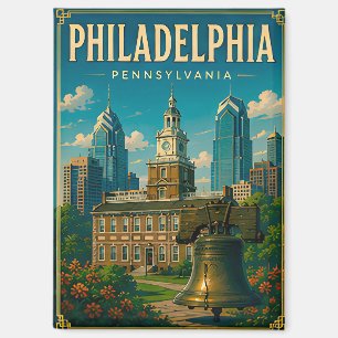 Philadelphia Pennsylvania Travel Souvenir Magnet