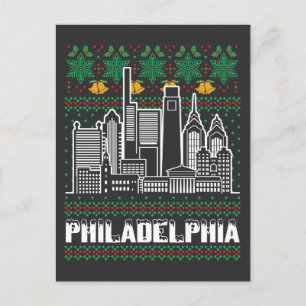 Philadelphia Pennsylvania Ugly Christmas Postcard
