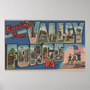 Philadelphia, Pennsylvania - Valley Forge Poster