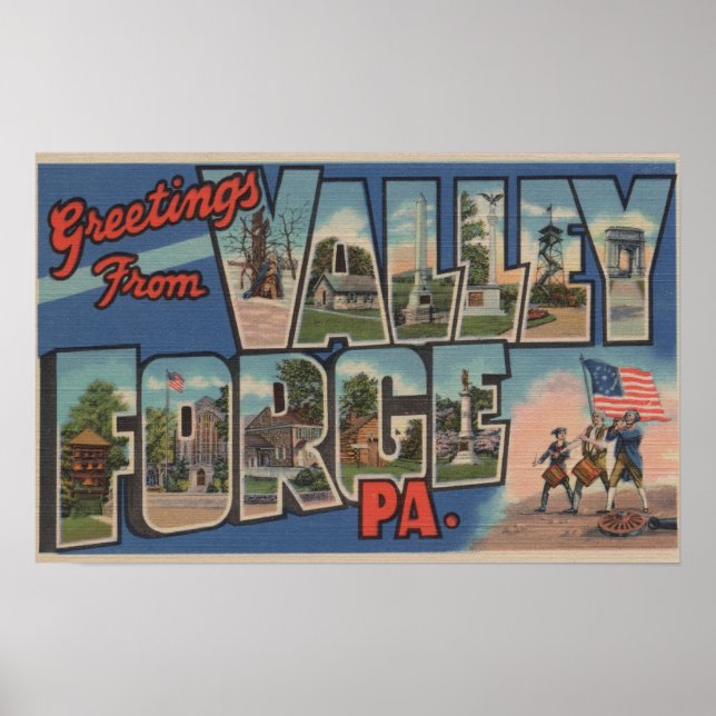 Philadelphia, Pennsylvania - Valley Forge Poster (Front)