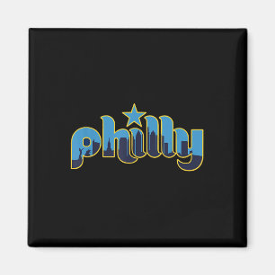Philadelphia Philly - Throwback Design - Clic  Magnet