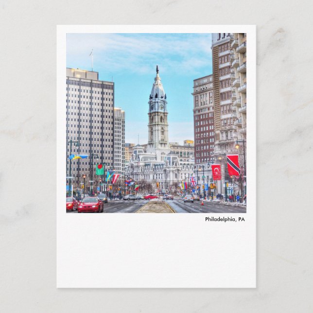 Philadelphia Post Card-City Hall Postcard (Front)