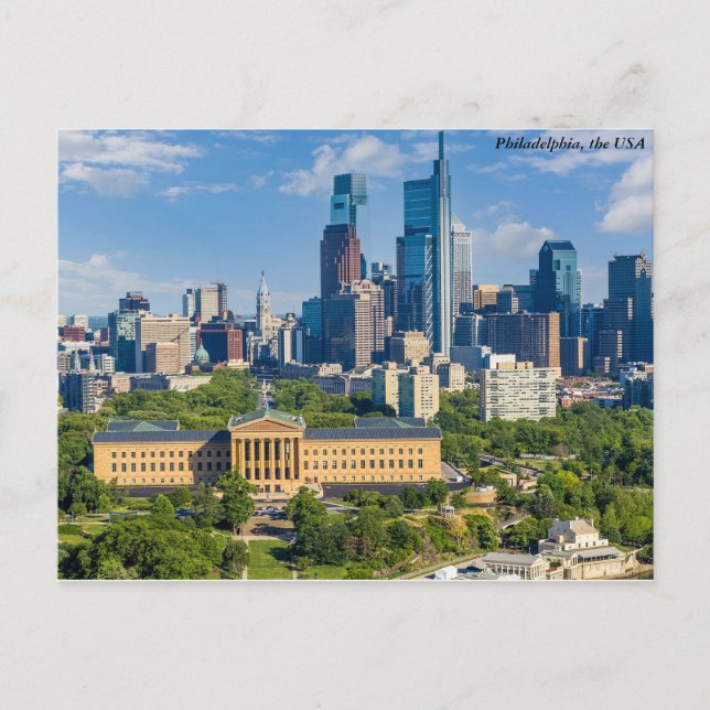 Philadelphia Postcard (Front)