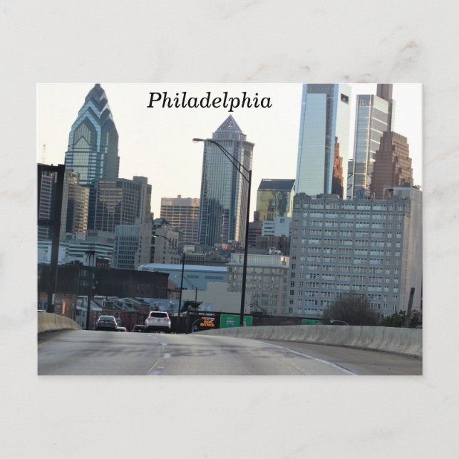Philadelphia Postcard (Front)