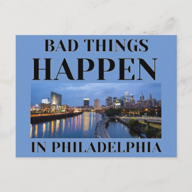 Philadelphia Postcard (Front)
