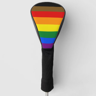 Philadelphia Pride Flag LGBT rainbow gay symbol Golf Head Cover