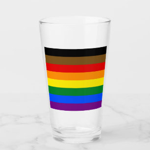 Philadelphia Pride Flag LGBTQ Glass