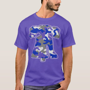 Philadelphia Red White and BLue Liberty Bell Camo T-Shirt