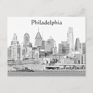 Philadelphia Sketch Postcard