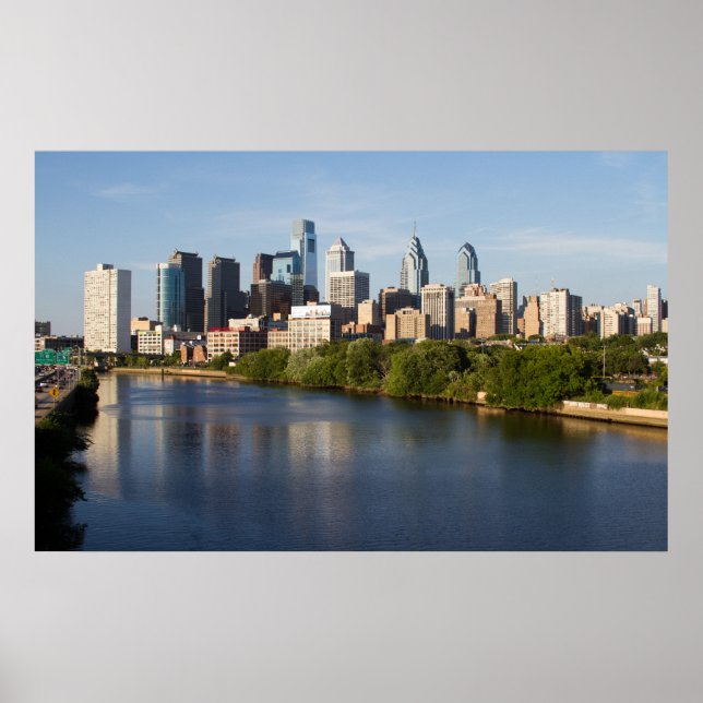 Philadelphia Skyline 1 Poster (Front)