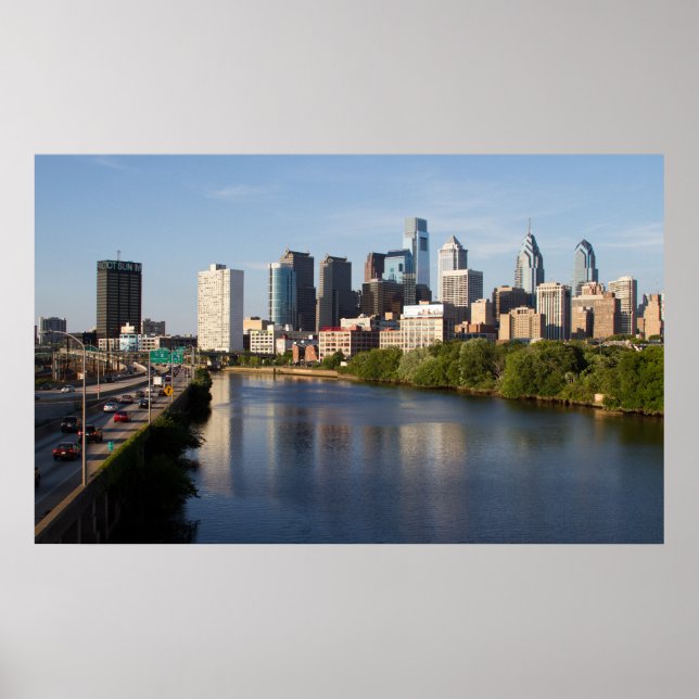 Philadelphia Skyline 2 Poster (Front)