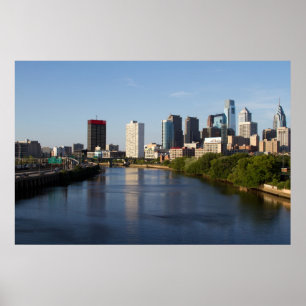 Philadelphia Skyline 3 Poster