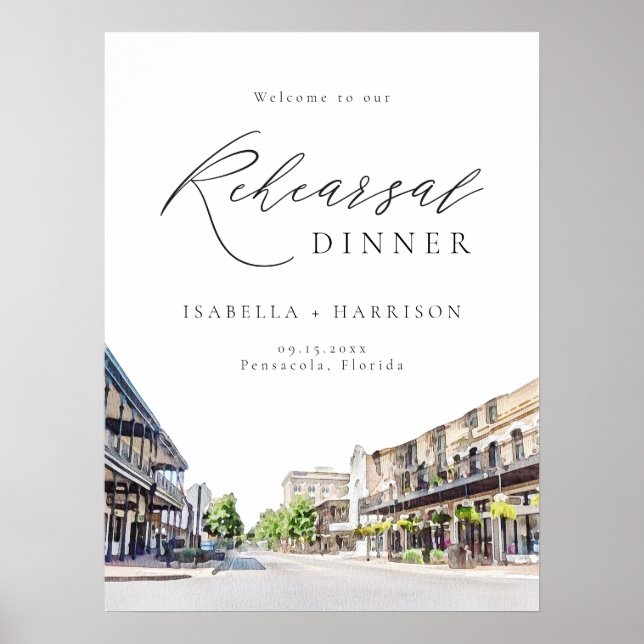 PHILADELPHIA Skyline Destination Wedding Welcome Poster (Front)