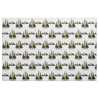 Philadelphia Skyline Fabric