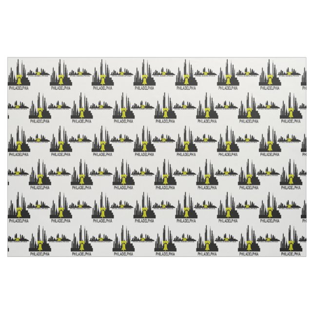 Philadelphia Skyline Fabric (Fat Quarter)