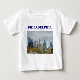 Philadelphia Skyline from the River Walk Baby T-Shirt