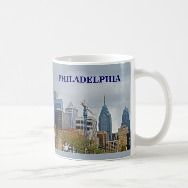 Philadelphia Skyline from the River Walk Coffee Mug (Right)
