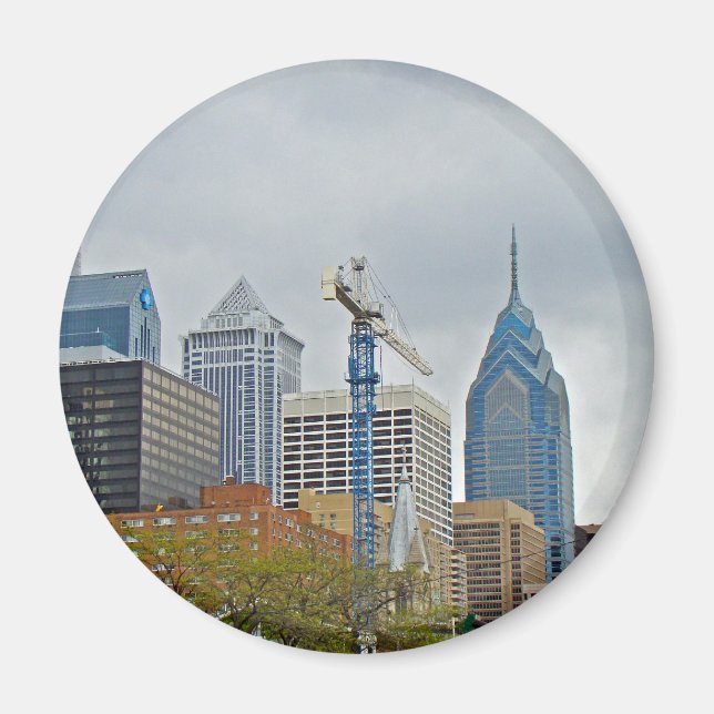 Philadelphia Skyline from the River Walk Magnet (Front)