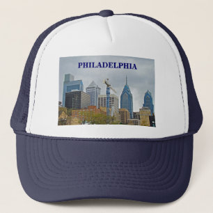 Philadelphia Skyline from the River Walk Trucker Hat