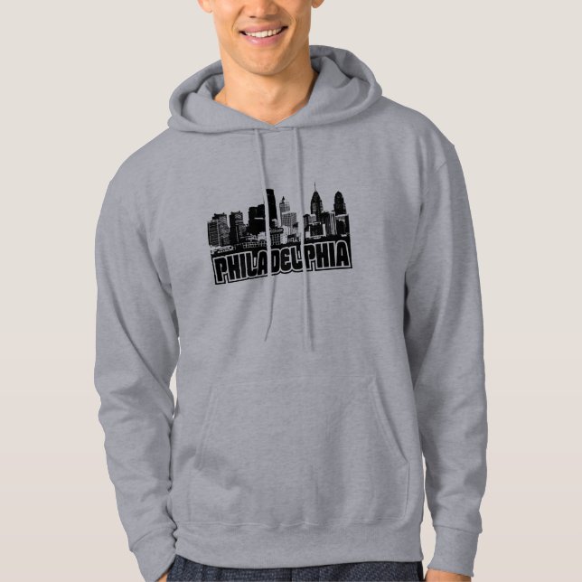 Philadelphia Skyline Hoodie (Front)
