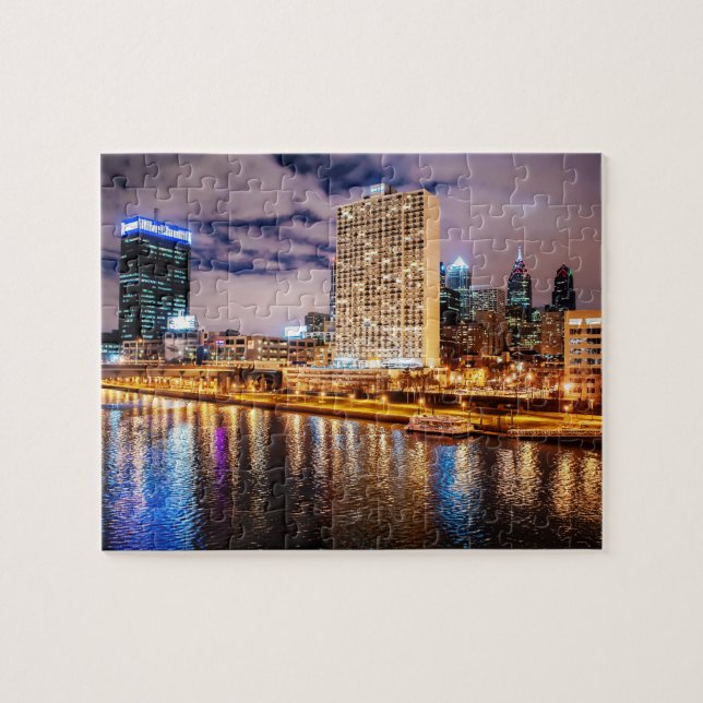 Philadelphia Skyline Jigsaw Puzzle (Horizontal)