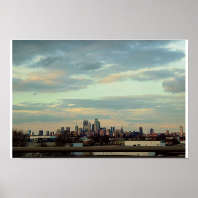 Philadelphia Skyline Photo Poster (Front)