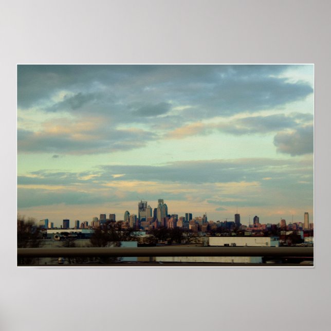 Philadelphia Skyline Photo Poster (Front)
