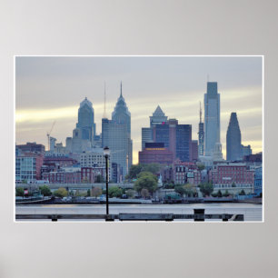 Philadelphia Skyline Photo Poster