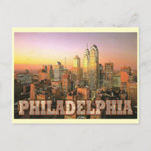 PHILADELPHIA SKYLINE POSTCARD
