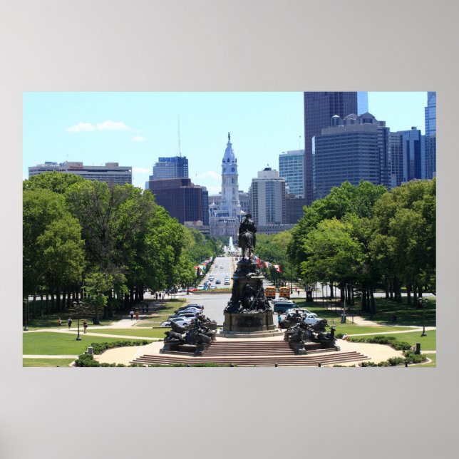 Philadelphia Skyline Poster (Front)