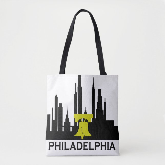 Philadelphia Skyline Tote Bag (Front)