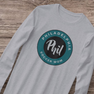 Philadelphia Soccer Mum Philly Love Retro T-Shirt