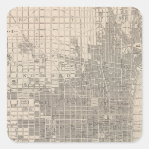 Philadelphia Square Sticker