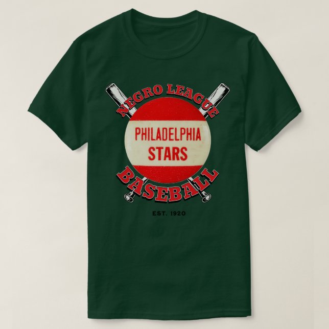 Philadelphia Stars Negro League Baseball T-Shirt (Design Front)