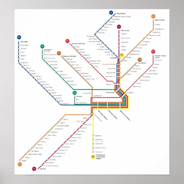 Philadelphia subway poster (Front)