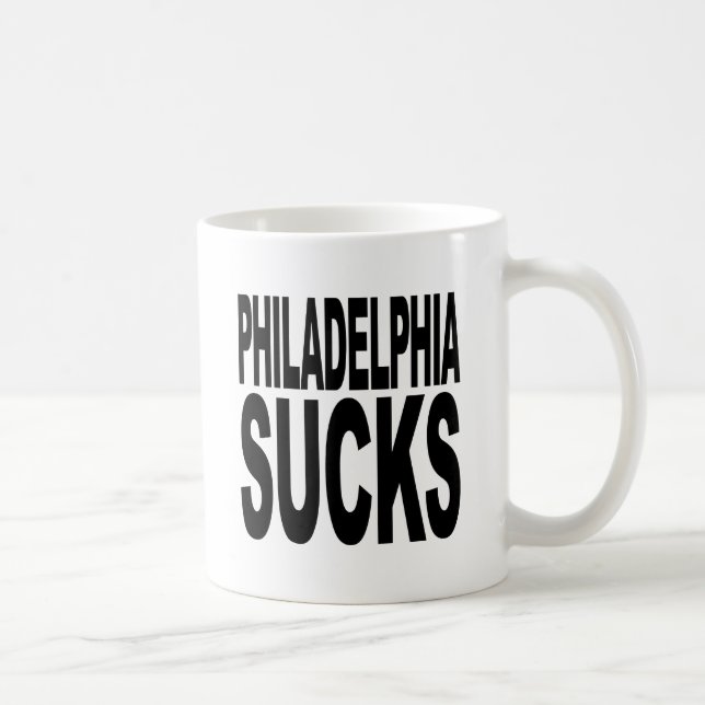 Philadelphia Sucks Coffee Mug (Right)