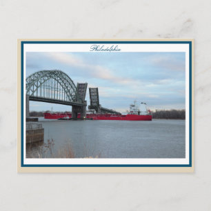 Philadelphia Tacony-Palmyra Bridge Opening Postcard
