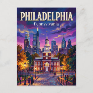 Philadelphia USA Postcard