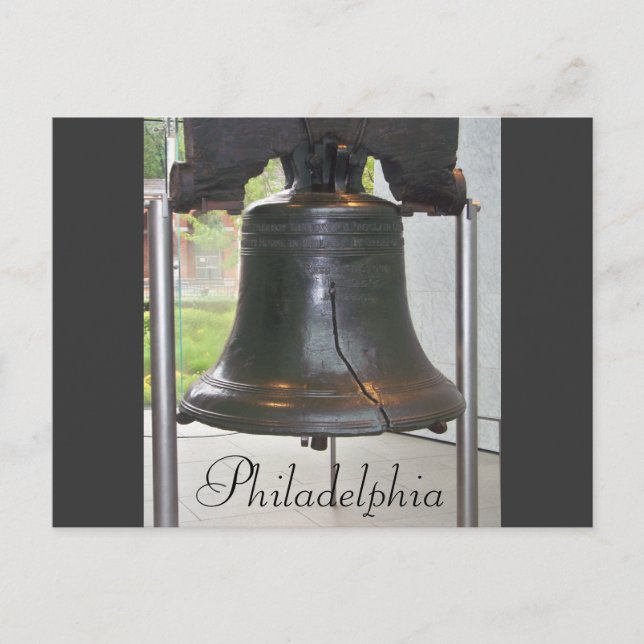 Philadelphia's Great Bell Postcard (Front)