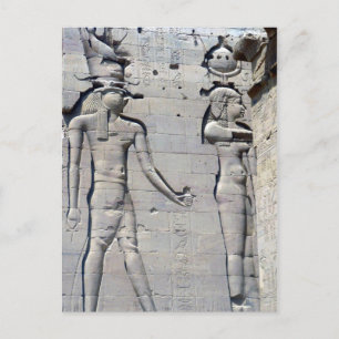 philae carving postcard