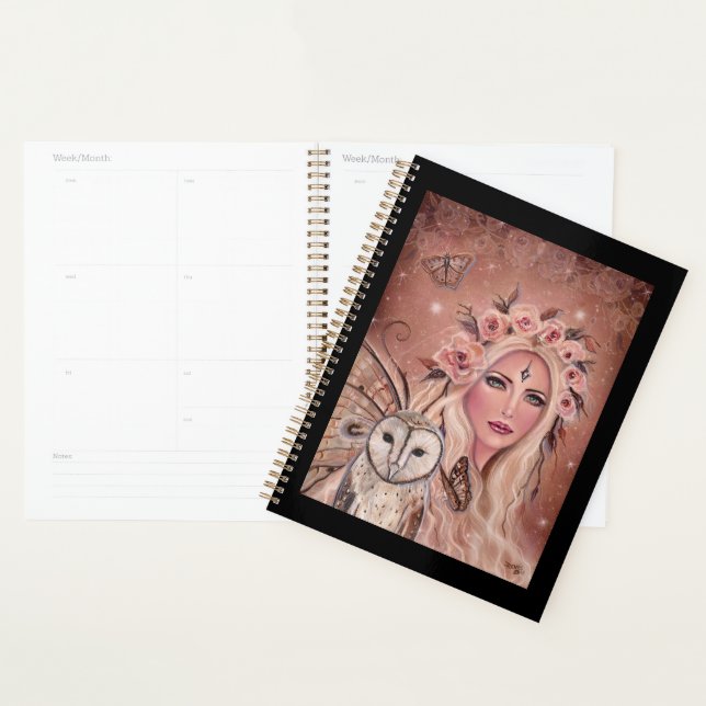 Philantha fairy with owl by Renee Lavoie Planner (Display)
