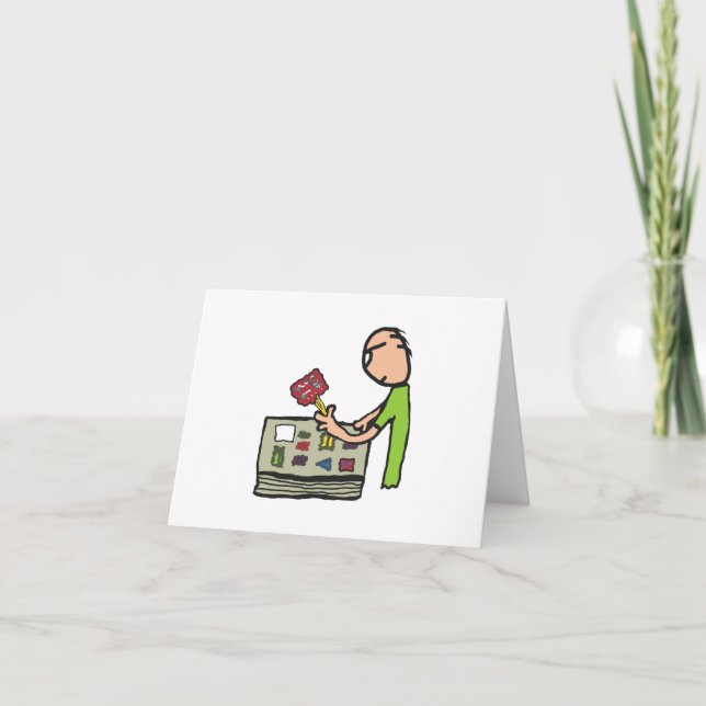 Philately Stamp Collecting Card (Front)