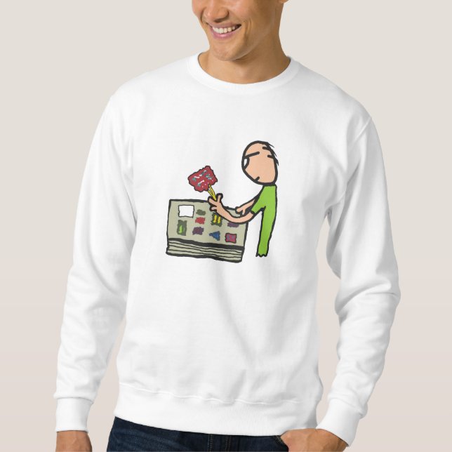 Philately Stamp Collecting Sweatshirt (Front)