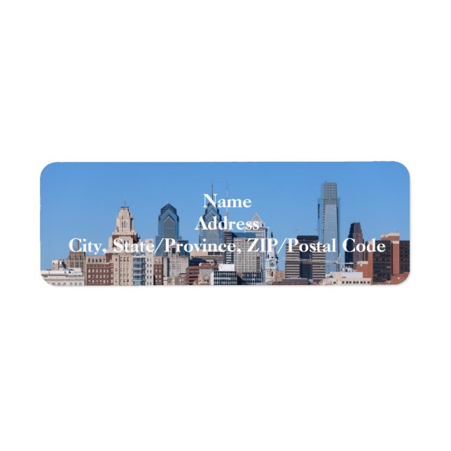 Phildadelphia Skyline Label (Front)